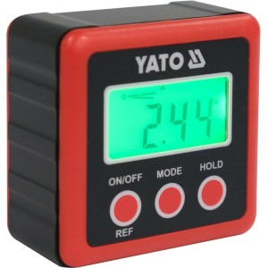 Кутомір електронний YATO 4х0-90°. 2 х 1,5V ААА [9]