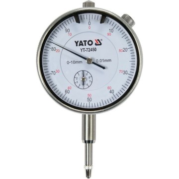 Тестер для точних вимірювань YATO в межах до 10 мм, точність- 0,01мм [50]