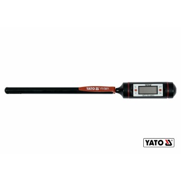 Термометр електронний YATO з зондом- 130 мм, діапазон- -50ºС- +300ºС, живлення- 1.5 В (LR44) [50]