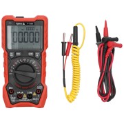 Мультиметр TRUE RMS електричних параметрів YATO з LCD-цифровим діапазоном 25000 від 3х1,5V;AA батар
