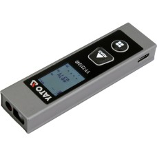 Дальномір лазерний кишен YATO з LCD- диспл, дальн- 30 м, похибка ±5 мм, живл- акумул.: 3,7 В, 220 мА