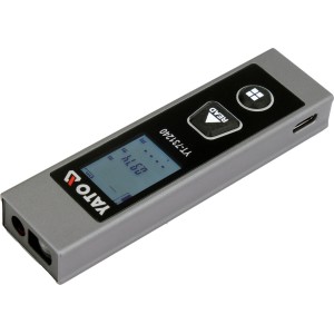 Дальномір лазерний кишен YATO з LCD- диспл, дальн- 30 м, похибка ±5 мм, живл- акумул.: 3,7 В, 220 мА