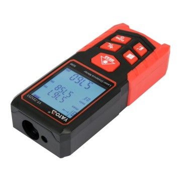 Дальномір лазерний YATO з LCD- дисплеєм, дальн- 50м, похибка ±2мм, виміри площі і об'єму живл- 2-ААА