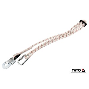 Мотузка з карабінами YATO : L= 2 м, Ø= 14 мм [15/180]