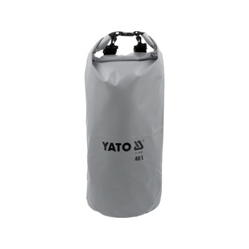 Сумка-рюкзак водонепроникна (IPX6) YATO з 2 плечовими пасами, 40 л, 28х 73 см,матеріал ПВХ 500 D