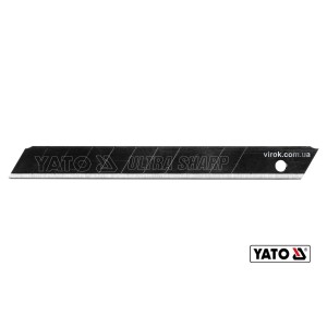 Леза сталеві з відломними сегментами YATO : W= 9 мм, 10 шт [10/240]