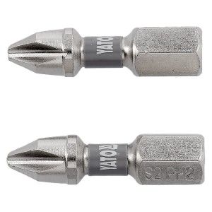 Насадка викруткова YATO PH2 х 25мм. HEX 1/4