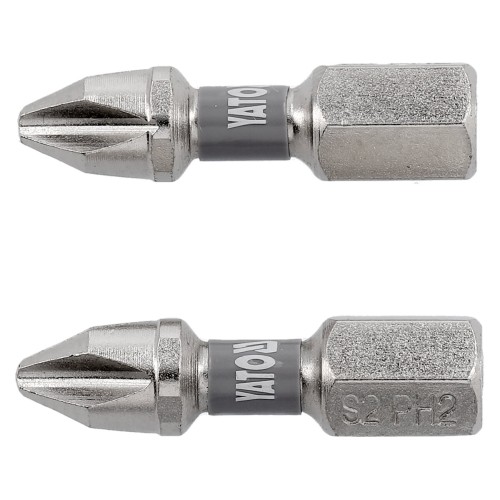 Насадка викруткова YATO PH2 х 25мм. HEX 1/4