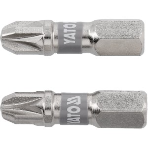 Насадка викруткова YATO PZ3 х 25мм. HEX 1/4