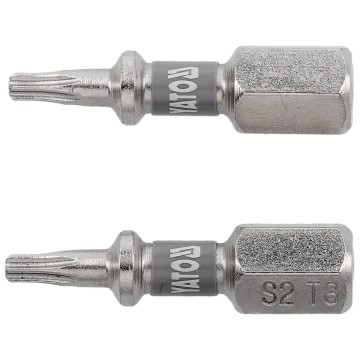 Насадка викруткова YATO TORX T8 х 25мм. HEX 1/4