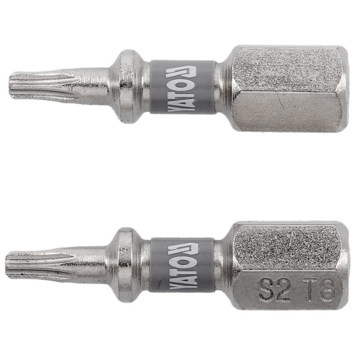 Насадка викруткова YATO TORX T8 х 25мм. HEX 1/4