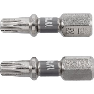 Насадка викруткова YATO TORX T25 х 25 мм. HEX 1/4