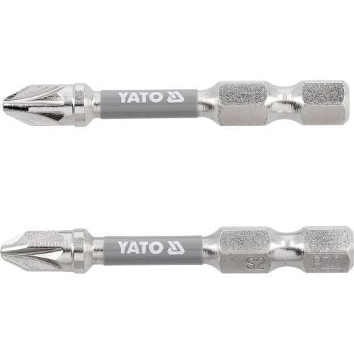 Насадка викруткова YATO PZ2 х 50мм. HEX 1/4