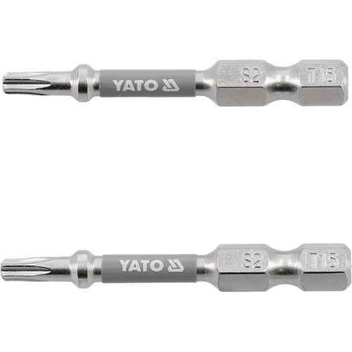 Насадка викруткова YATO TORX T15 х 50 мм. HEX 1/4