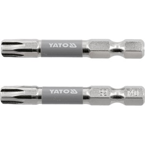 Насадка викруткова YATO TORX T40 х 50 мм. HEX 1/4