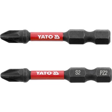 Насадка викруткова ударна YATO PZ2 х 50 мм. HEX 1/4