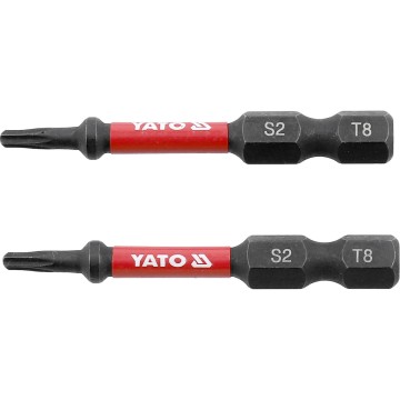Насадка викруткова ударна YATO TORX T8 х 50 мм. HEX 1/4