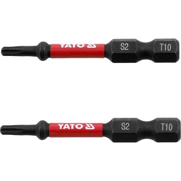 Насадка викруткова ударна YATO TORX T10 х 50 мм. HEX 1/4