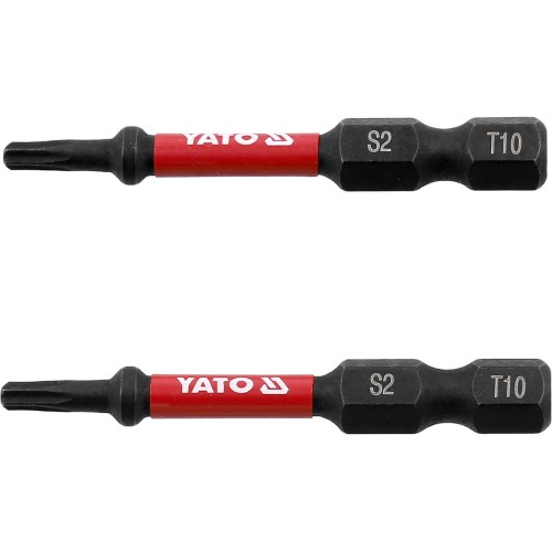 Насадка викруткова ударна YATO TORX T10 х 50 мм. HEX 1/4