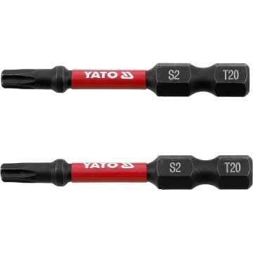 Насадка викруткова ударна YATO TORX T20 х 50 мм. HEX 1/4