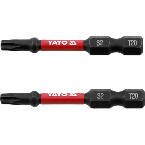 Насадка викруткова ударна YATO TORX T20 х 50 мм. HEX 1/4