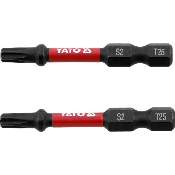 Насадка викруткова ударна YATO TORX T25 х 50 мм. HEX 1/4