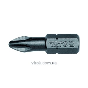 Насадка викруткова YATO : Philips PH2 x 25 мм. HEX 1/4