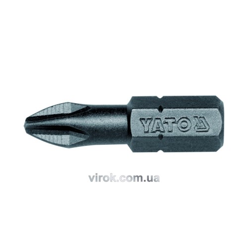 Насадка викруткова YATO : Philips PH2 x 25 мм. HEX 1/4