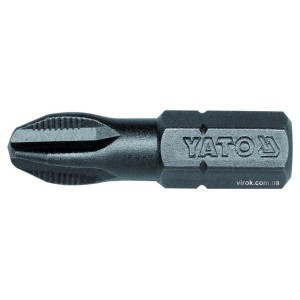 Насадка викруткова YATO : Philips PH3 x 25 мм. HEX 1/4