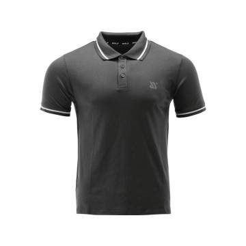 Футболка ПОЛО чорна YATO, розм. XL/ вис- 76 см х шир- 58 см, 100%- бавовна [40]