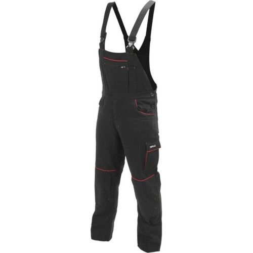 Комбінезон робочий COMFY YATO розмір XL, чорно-червоний, 9 кишень, 100% бавовна [10]