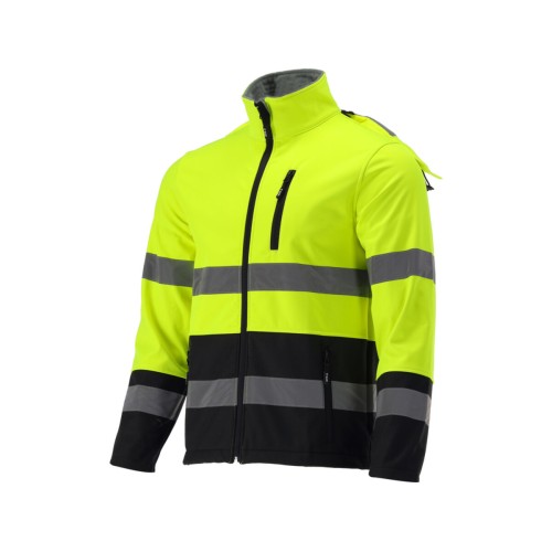 Куртка SOFTSHELL світловідбивна YATO розм XL; 3 кишені ріст- 180-184 см 100%- поліест [15]