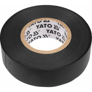 Ізолента YATO 19мм х 20м чорна [72/288]