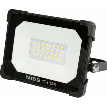 Прожектор з SMD-діодним випромінювачем YATO: 20 Вт, 230В, 1900 Лм, 30 діодів, 140 x124.5x 32 мм [16]