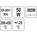 Паяльник мережевий YATO P= 50 Вт. з регулюванням t= 200- 450°С [10/100]