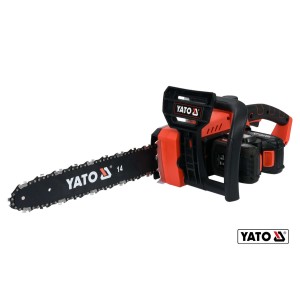 Пила ланцюгова акумуляторна YATO : 36 В (2 x Li-Ion 18 В), 2 АГод, шина- 14