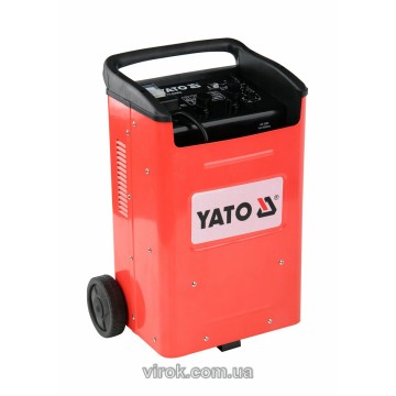 Пуско-зарядний пристрій YATO : акумулятор 12/24 В, 60-540 А, 20-800 Аh, 230 В [1/12]