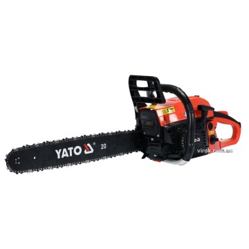 Бензопила ланцюгова YATO; 56,5 см³, 2,5 кВт, шина - 48 см [1/18]