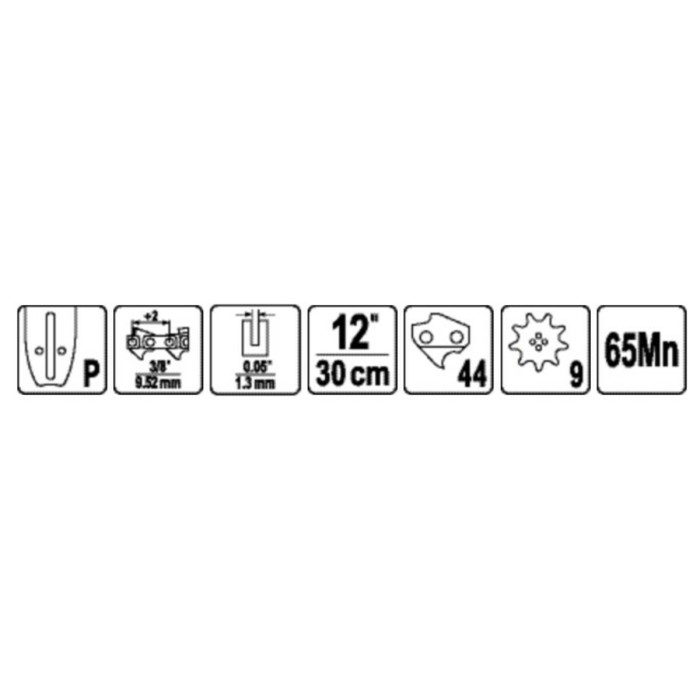 Шина для пили YATO l= 12 Шина для пили YATO l= 12