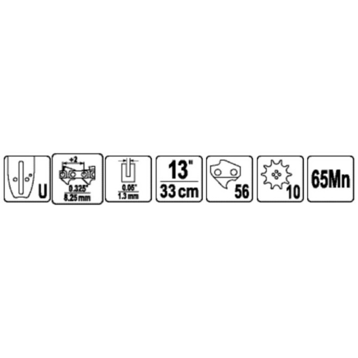 Шина для пили YATO l= 13 Шина для пили YATO l= 13