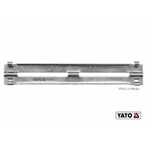 Направляюча до напильника YT-85026 YATO : Ø=4.5 мм, 190х30 мм, під кути 10°,25°,30°,35°, кліпс(DW)