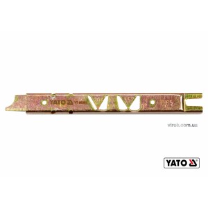 Шаблон для заточ. обмеж. глибини зубів ланцюгів YATO 150х13х1мм, глиб.-0.50мм, кут 10°,30°,35° [200]