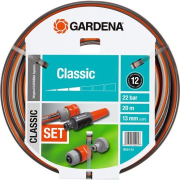 Шланг GARDENA Classic 1/2" 20 м в комплекті (18004-20.000.00)