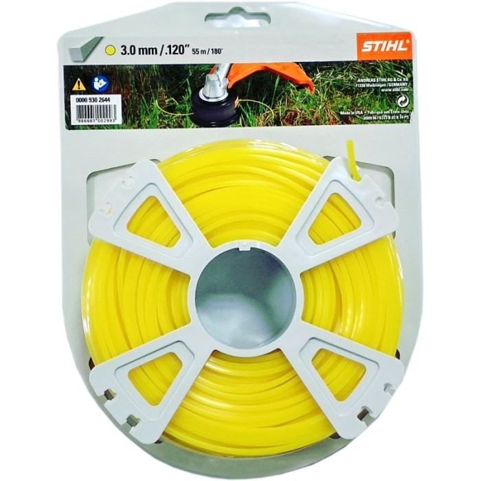 Жилка (тримерний корд) STIHL 3,0мм х 53 м квадратна (00009302644) Жилка (тримерний корд) STIHL 3,0мм х 53 м квадратна (00009302644)