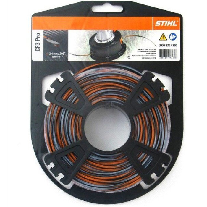 Жилка (тримерний корд) STIHL 2,4мм х 35 м CF3 Pro (00009304300) Жилка (тримерний корд) STIHL 2,4мм х 35 м CF3 Pro (00009304300)