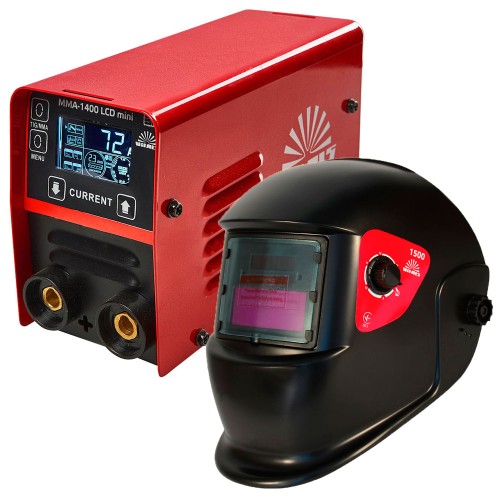 Зварювальний апарат VITALS MMA-1400 LCD Mini + маска (179500)