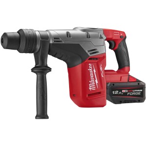 Перфоратор акумуляторний безщітковий SDS-MAX  MILWAUKEE, M18 CHM-121C (зарядний пристрій M12-18 FC, 1  акумулятор FB12 12Аг, кей