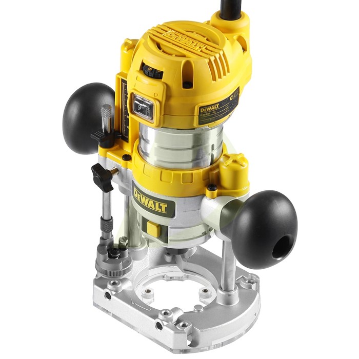 Комбінований фрезер DeWALT D26204K з двома базами для монтажу і меблів