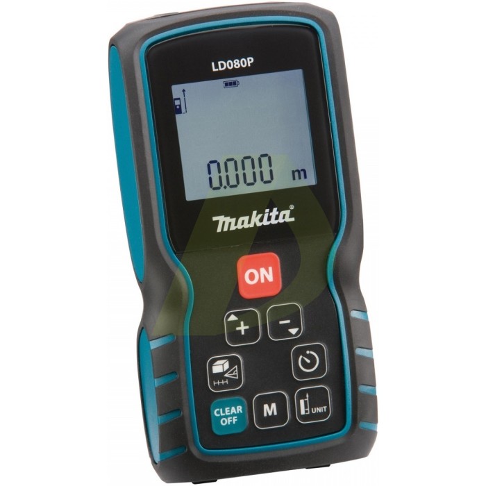 Лазерний далекомір MAKITA LD080P для довгих замірів у будинку, офісі та на фасаді