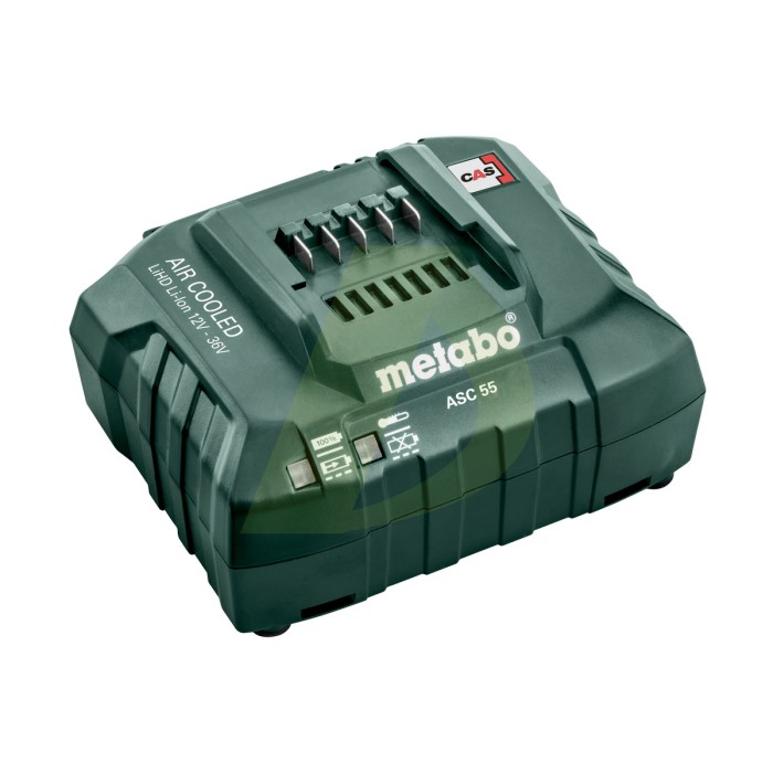 Зарядний пристрій Metabo ASC 55 як універсальний варіант для 12-36 В